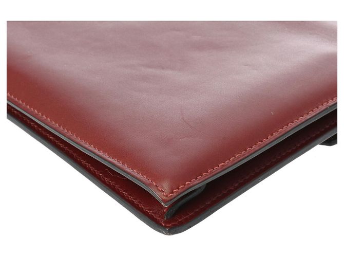 Hermès Borsa Clutch Hermes Piano Rosso H - vista 8