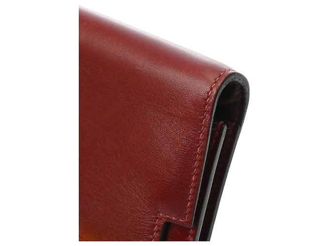 Hermès Borsa Clutch Hermes Piano Rosso H - vista 9