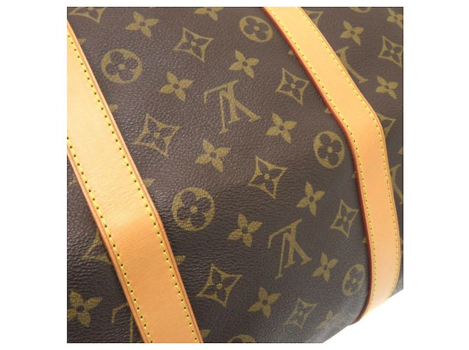 Borsa Boston Monogram Keepall 55 di Louis Vuitton Marrone - vista 10