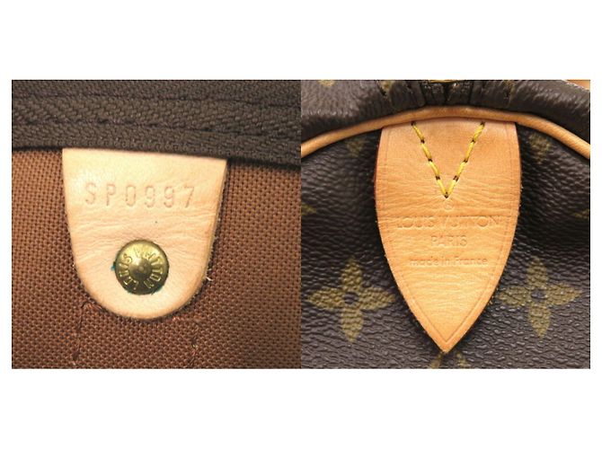 Borsa Boston Monogram Keepall 55 di Louis Vuitton Marrone - vista 11