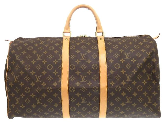 Borsa Boston Monogram Keepall 55 di Louis Vuitton Marrone - vista 2
