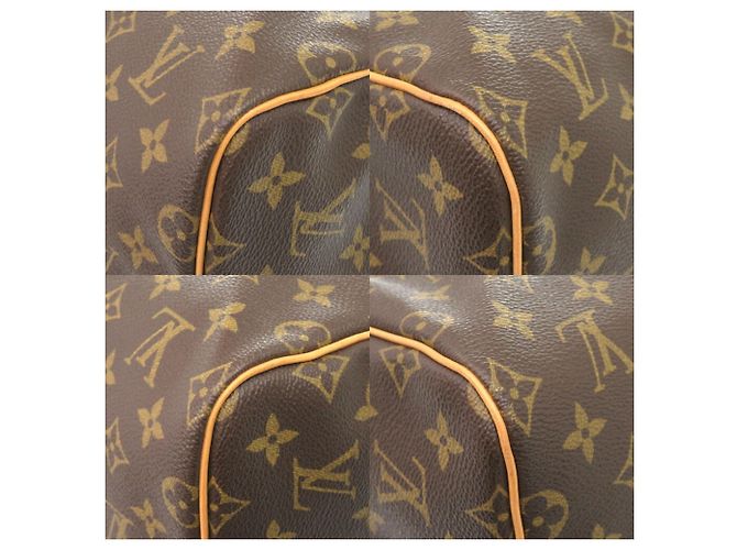 Borsa Boston Monogram Keepall 55 di Louis Vuitton Marrone - vista 5