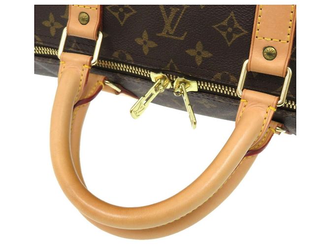 Borsa Boston Monogram Keepall 55 di Louis Vuitton Marrone - vista 6