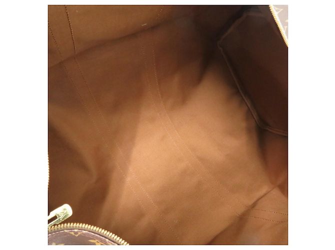 Borsa Boston Monogram Keepall 55 di Louis Vuitton Marrone - vista 8