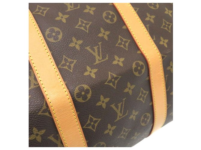 Borsa Boston Monogram Keepall 55 di Louis Vuitton Marrone - vista 9