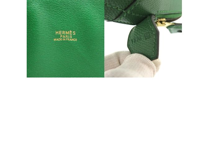 Borsa Hermès MacPherson Couché Verde G stampata Verde chiaro - vista 11
