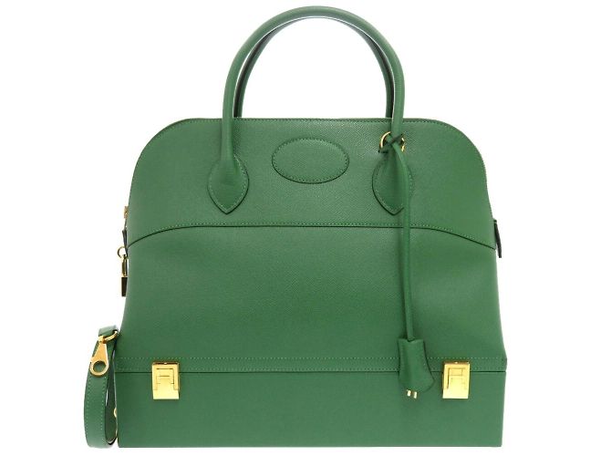Borsa Hermès MacPherson Couché Verde G stampata Verde chiaro - vista 2