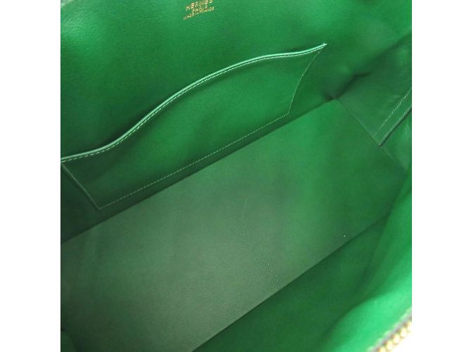 Borsa Hermès MacPherson Couché Verde G stampata Verde chiaro - vista 6