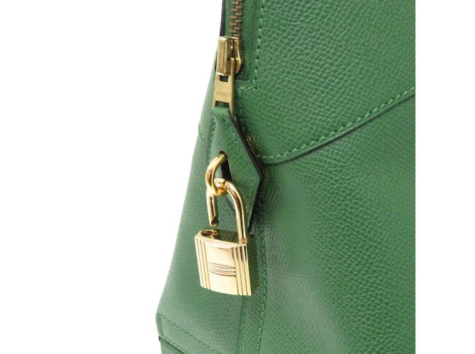 Borsa Hermès MacPherson Couché Verde G stampata Verde chiaro - vista 8