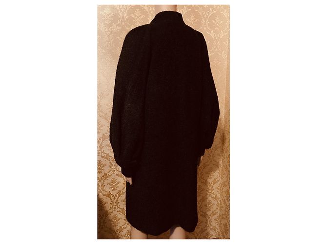 Abrigo negro Red Valentino de lana y alpaca - vista 5