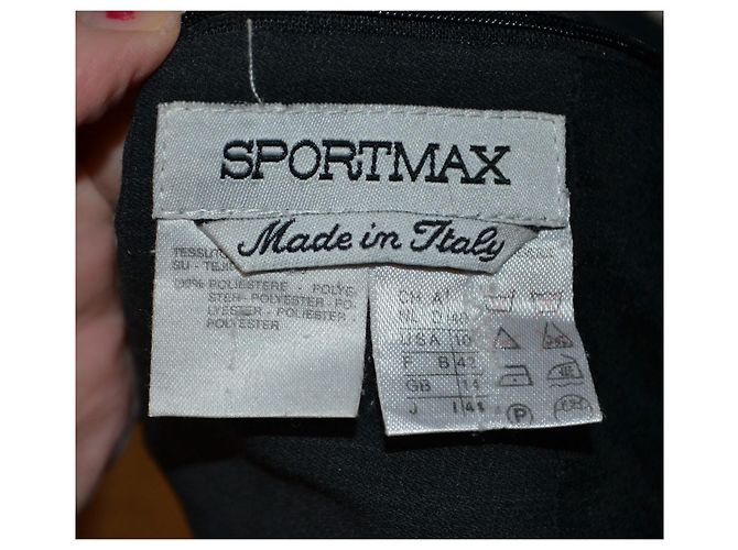 Sportmax Mini Kleid schwarz - Ansicht 4