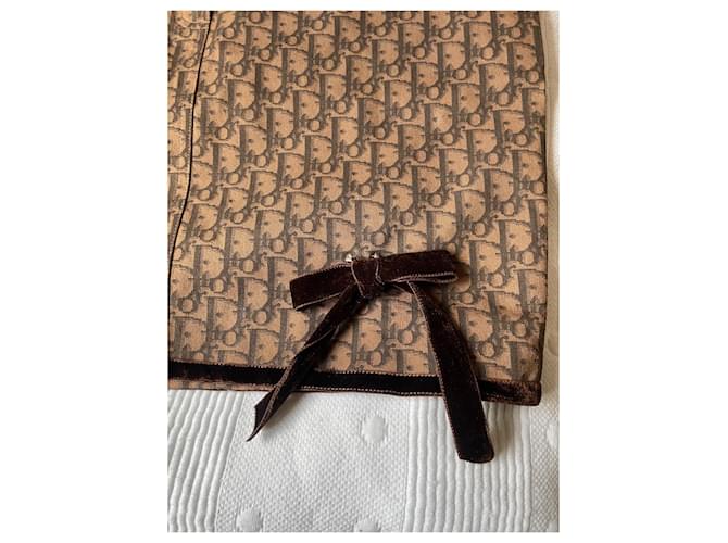 Minifalda Dior Oblique Monograma Marrón Algodón Castaño - vista 2