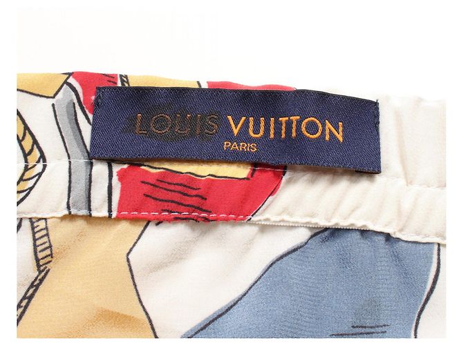 Pantalones de pijama de seda impresos de Louis Vuitton - vista 3
