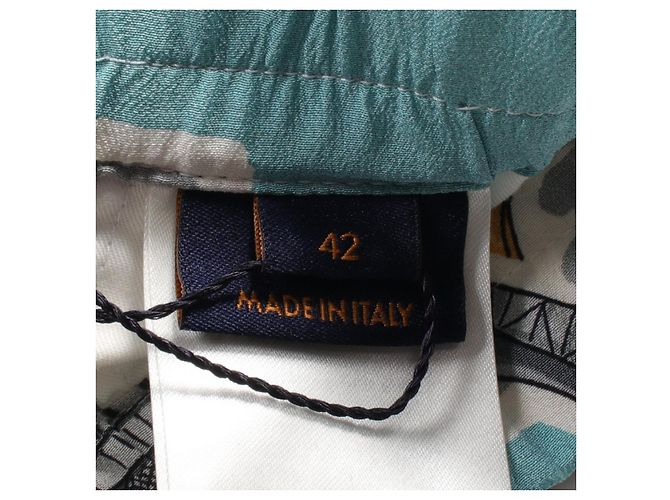 Pantalones de pijama de seda impresos de Louis Vuitton - vista 7