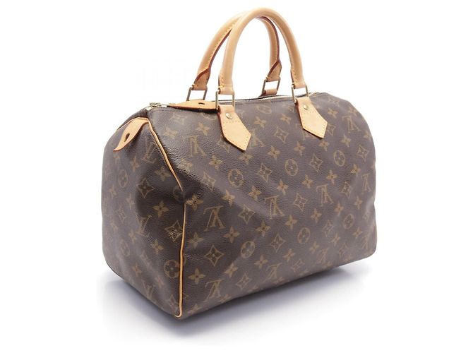 Sac à main Louis Vuitton Speedy 30 Monogram M41526 Marron - vue 2