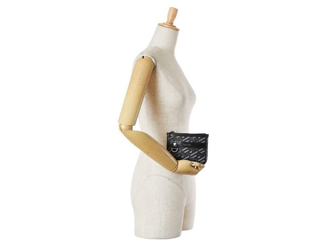 Pochette en cuir PVC La Greca Signature de Versace - vue 6