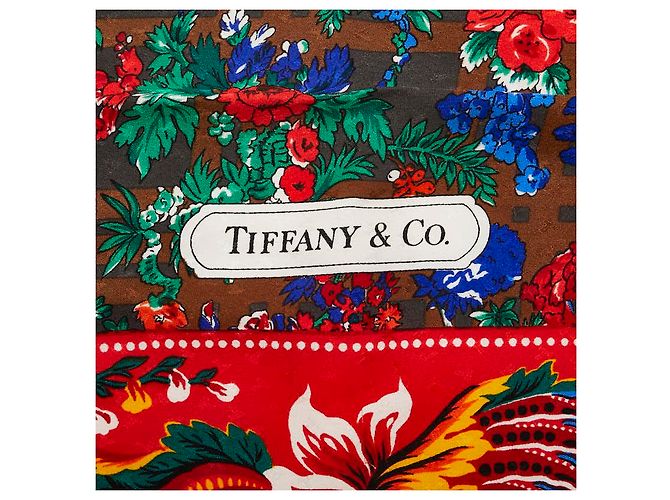 Tiffany & Co Seidenschal mit Blumen Tiffany&Co. - Ansicht 3