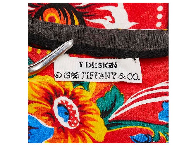 Tiffany & Co Seidenschal mit Blumen Tiffany&Co. - Ansicht 4