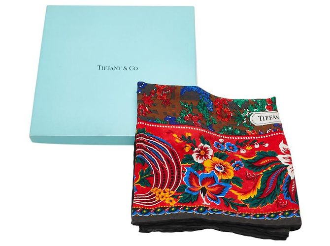 Tiffany & Co Seidenschal mit Blumen Tiffany&Co. - Ansicht 5