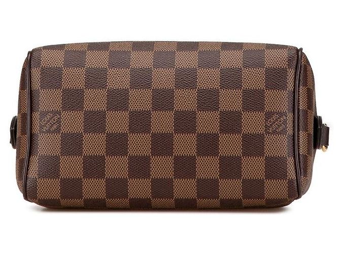 Sac Louis Vuitton Damier Speedy Bandoulière 20 Marron - vue 3