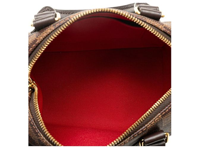 Sac Louis Vuitton Damier Speedy Bandoulière 20 Marron - vue 4