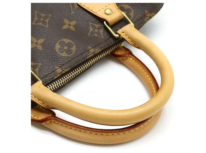 Sac à main Louis Vuitton Monogram Speedy 30 M41526 Marron - vue 4