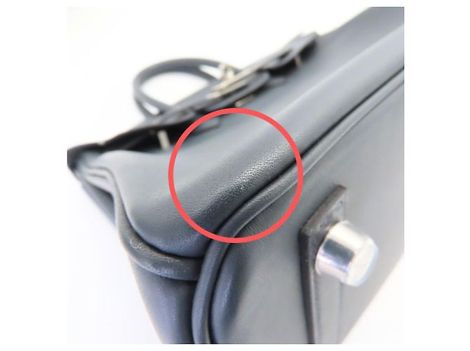 Hermès Hermes Birkin 25 Handbag Dark Grey - view 7