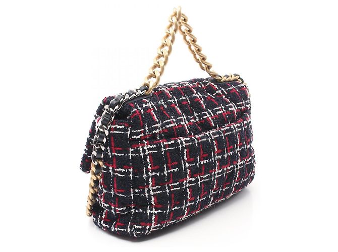 Chanel 19 Fabric Shoulder Bag AS1161 Blue - view 2