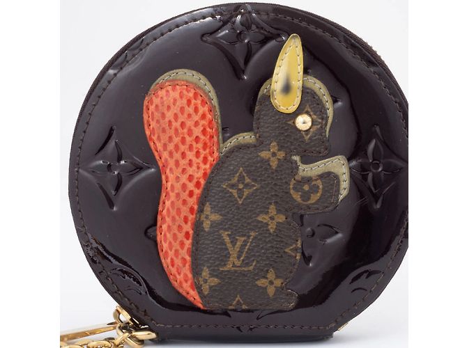 Monedero de Vernis Monogram Louis Vuitton Burdeos - vista 3