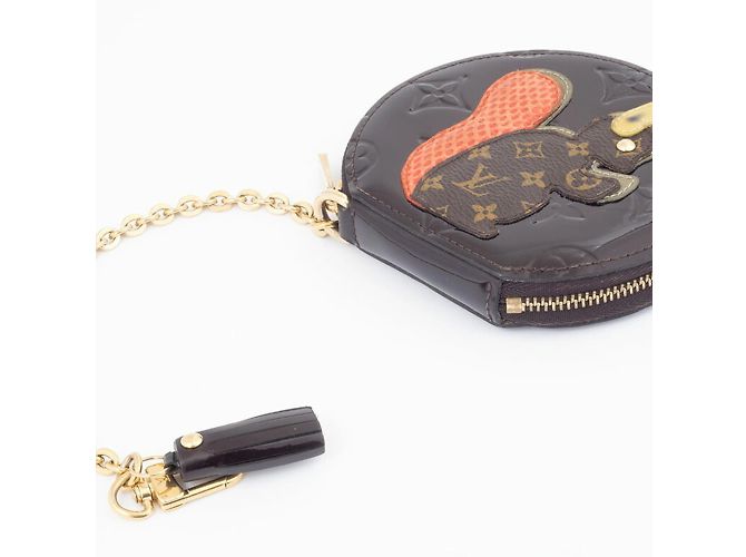 Monedero de Vernis Monogram Louis Vuitton Burdeos - vista 4
