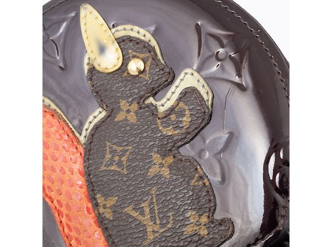 Monedero de Vernis Monogram Louis Vuitton Burdeos - vista 6