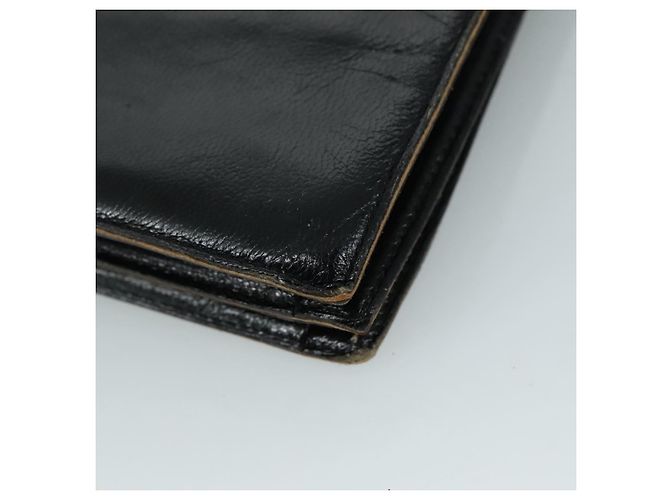 Borsa a spalla in pelle nera SAINT LAURENT Auth yk16514 Nero - vista 15