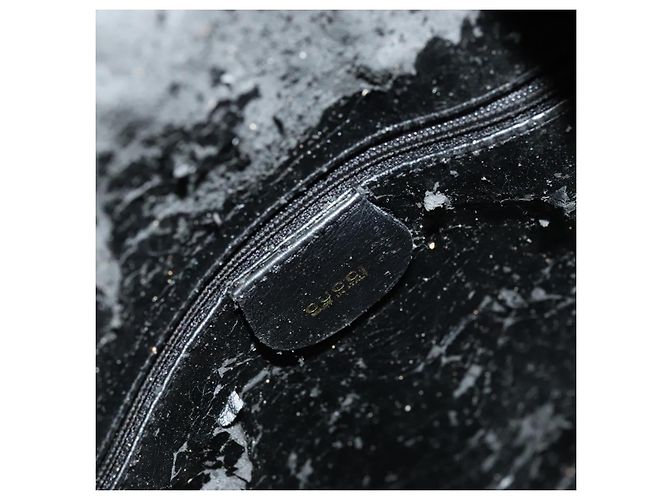 GUCCI Bamboo Handtasche Leder 2-Wege Schwarz Gold 001 2113 1577 Auth th5555 Golden - Ansicht 17