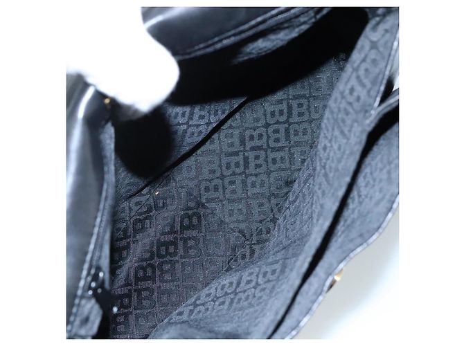 BALLY Borsa a mano in pelle 2 vie Nero Oro Auth bs20947 D'oro - vista 12