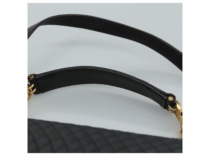 BALLY Borsa a mano in pelle 2 vie Nero Oro Auth bs20947 D'oro - vista 14