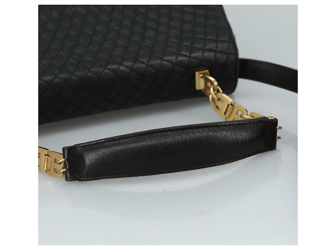 BALLY Borsa a mano in pelle 2 vie Nero Oro Auth bs20947 D'oro - vista 7