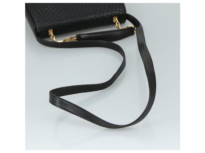 BALLY Borsa a mano in pelle 2 vie Nero Oro Auth bs20947 D'oro - vista 8