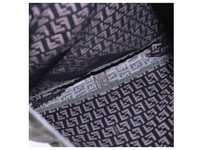 FENDI Zucchino Canvas Tote Bag Braun Auth am7529 - Ansicht 11