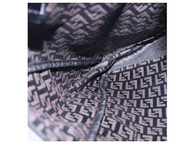 FENDI Zucchino Canvas Tote Bag Braun Auth am7529 - Ansicht 18