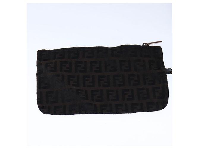 FENDI Zucchino Canvas Tote Bag Braun Auth am7529 - Ansicht 20