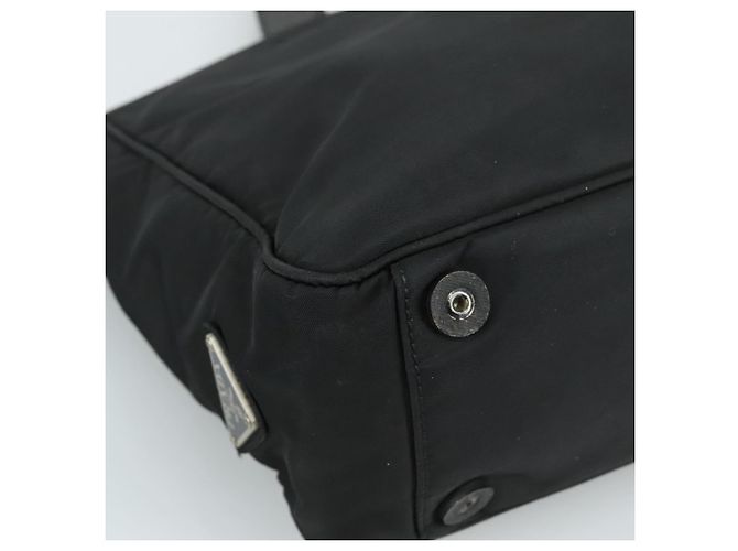PRADA Handtasche aus schwarzem Nylon Auth bs21031 - Ansicht 14