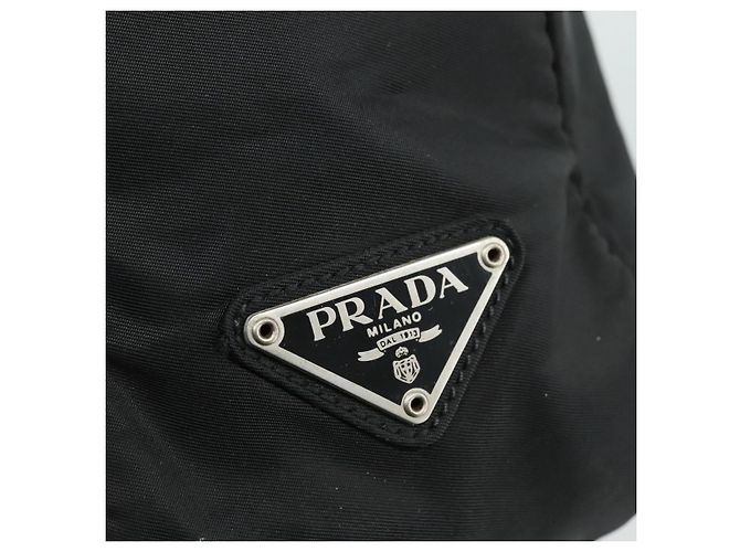 PRADA Handtasche aus schwarzem Nylon Auth bs21031 - Ansicht 17