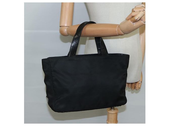 PRADA Handtasche aus schwarzem Nylon Auth bs21031 - Ansicht 23