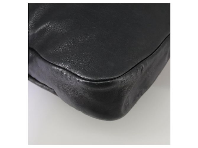 Borsa a mano in pelle Salvatore Ferragamo Vala 2 vie nera e oro Auth bs20937 Nero D'oro - vista 15