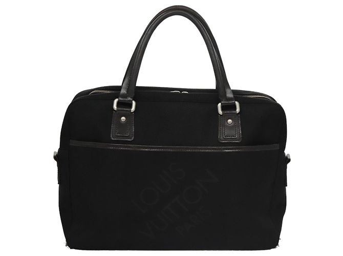 LOUIS VUITTON Borsa da lavoro Damier Geant Yak Nera M93082 LV Auth bs20995 Nero - vista 13