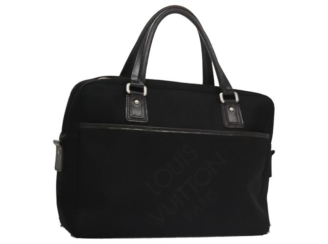 LOUIS VUITTON Borsa da lavoro Damier Geant Yak Nera M93082 LV Auth bs20995 Nero - vista 2