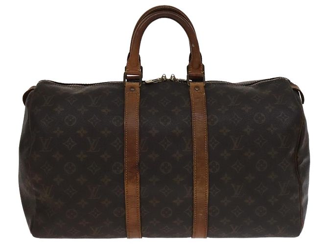 LOUIS VUITTON Monogram Keepall 45 Borsa Boston M41428 LV Auth ki5283 Monogramma - vista 13