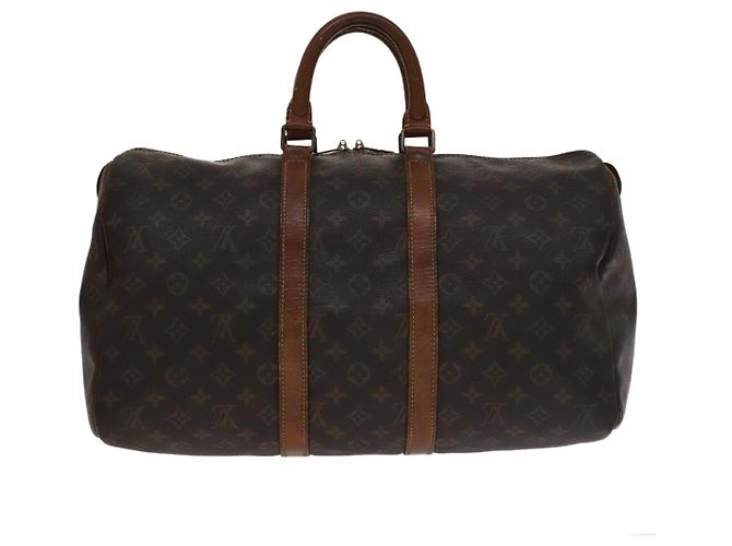 LOUIS VUITTON Monogram Keepall 45 Borsa Boston M41428 LV Auth ki5283 Monogramma - vista 2