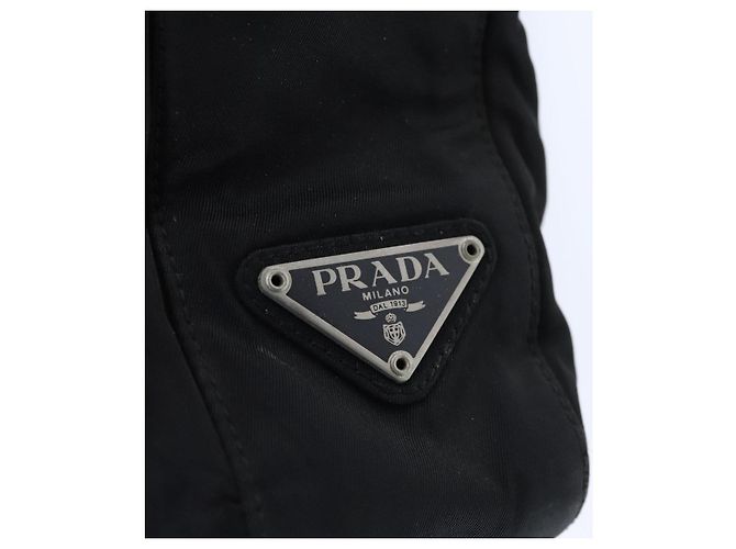Borsa a mano PRADA in nylon 2 vie nera Auth bs21184 Nero - vista 18