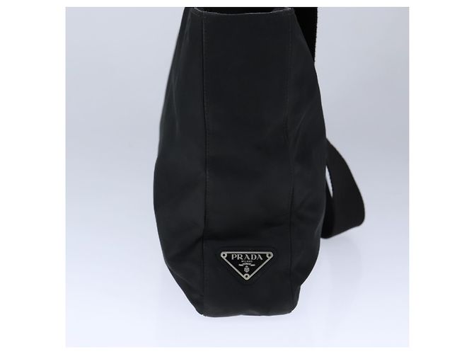 Borsa a mano PRADA in nylon 2 vie nera Auth bs21184 Nero - vista 3
